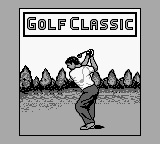Golf Classic (Europe) Title Screen